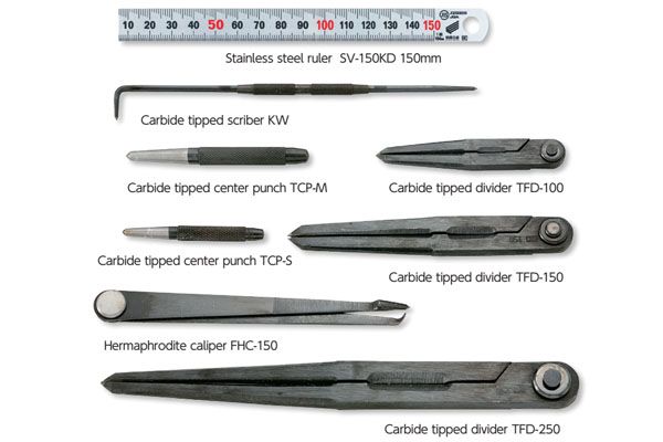 Bộ lấy dấu 8 món mũi carbide NiigataSeiki, CTS-8