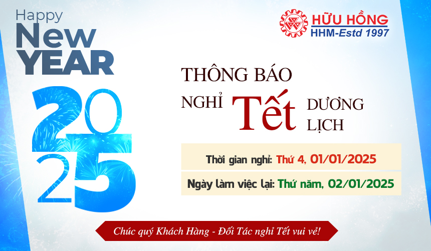 Thông báo lịch nghỉ Tết dương lịch 2025
