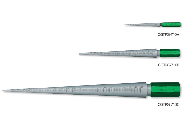 Dưỡng đo đường kính lỗ 4-25mm niigataseiki, trục côn đo lỗ tròn, CGTPG-710C