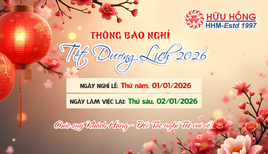 Thông báo lịch nghỉ Tết dương lịch 2026
